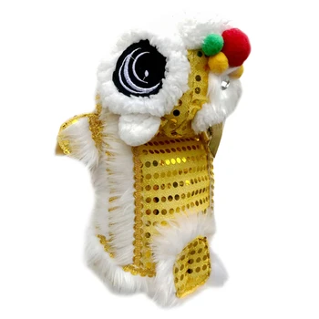 

Chinese Style Cats Dogs Clothes Lions Shaped Pet Clothes Stylish Cute Puppy Cats New Year Clothes Pet Supplies