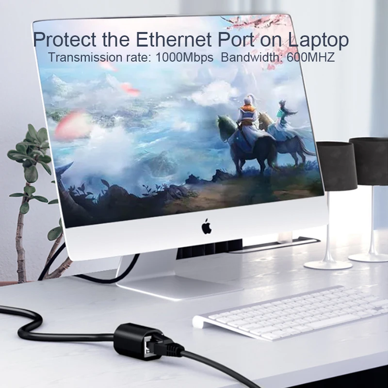SAMZHE RJ45 Ethernet Удлинительный кабель адаптер CAT 6 сетевые патч корды экранированные