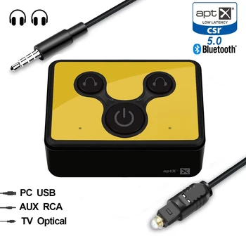 

Bluetooth 5.0 Aptx LL Low Latency TV Transmitter