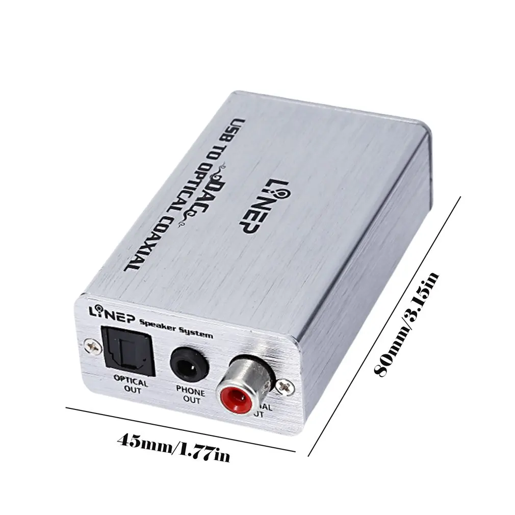 M303 декодер Профессиональный Usb внешний звуковая карта декодер DAC волоконный коаксиальный цифровой выход Алюминиевый декодер