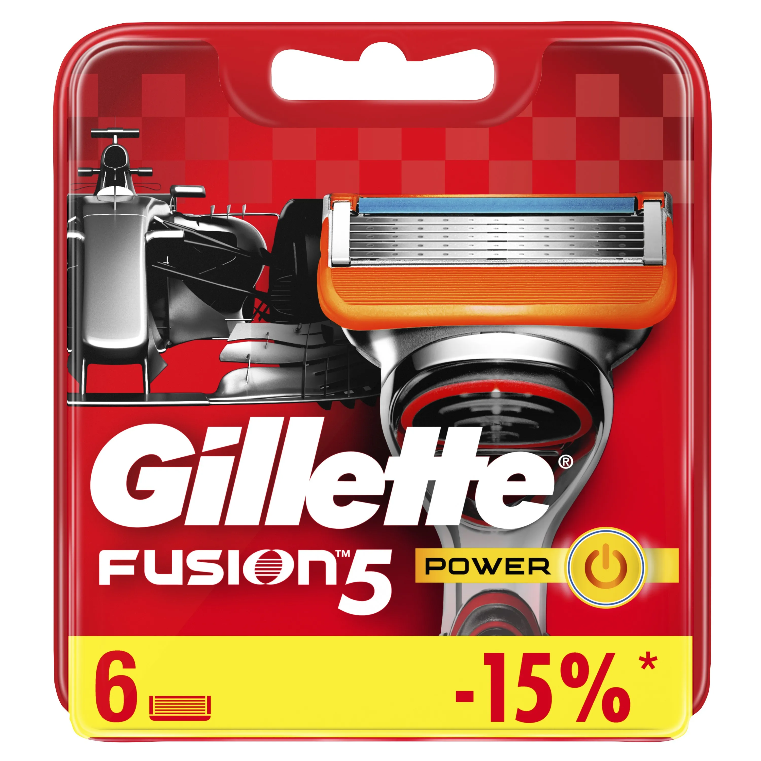 Gillette Fusion5 Power replacement cassettes 6 pcs. |