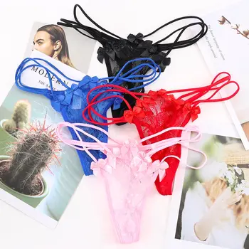 

Sexy Thongs Underwear Low Waist Transparent G String Intimates Panties Women Lingerie Underwear Thongs High Quality
