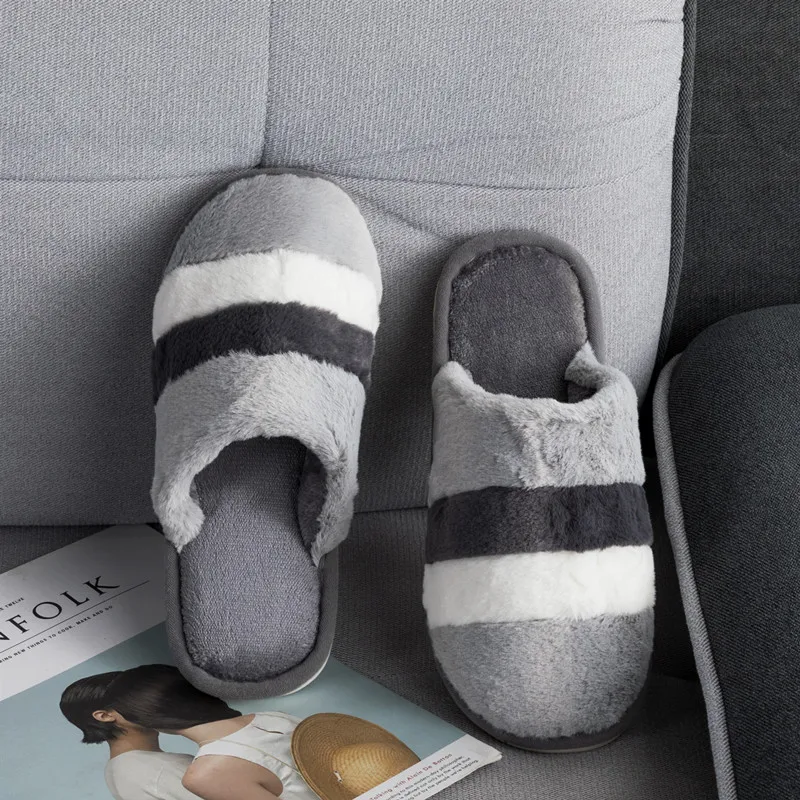 SHOFORT Женская обувь zapatos de mujer Большие размеры в помещении мягкие теплые тапочки на