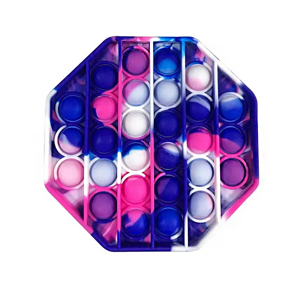 NEW Push Pop Bubble Fidget Popper Toys Simple Dimple Poppit Toy Bubble