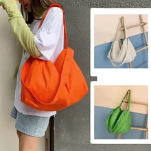 Холщовые вместительные сумки для покупок, женская сумка, модные сумки через плечо, многоразовые сумки для покупок, женские ручные сумки, Bolsa Feminina