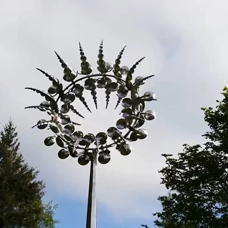 Новинка Прямая поставка волшебная металлическая ветряная мельница ветряные