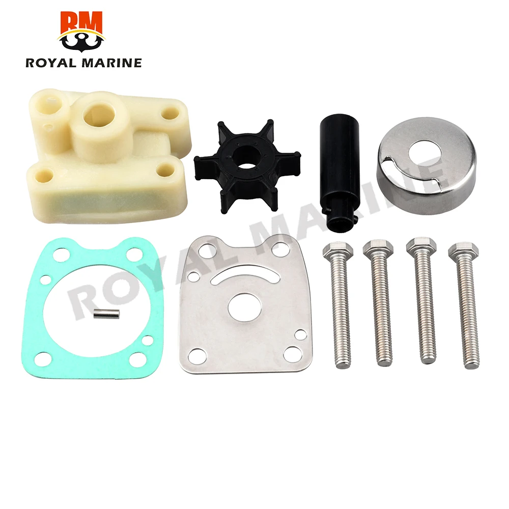 • Kit Riparazione Pompa Acqua Per Fuoribordo Yamaha 2 Tempi 4Hp 5Hp 6E0-W0078-00 6E0-W0078-A2 Powerpowertec Seapro 5Hp
