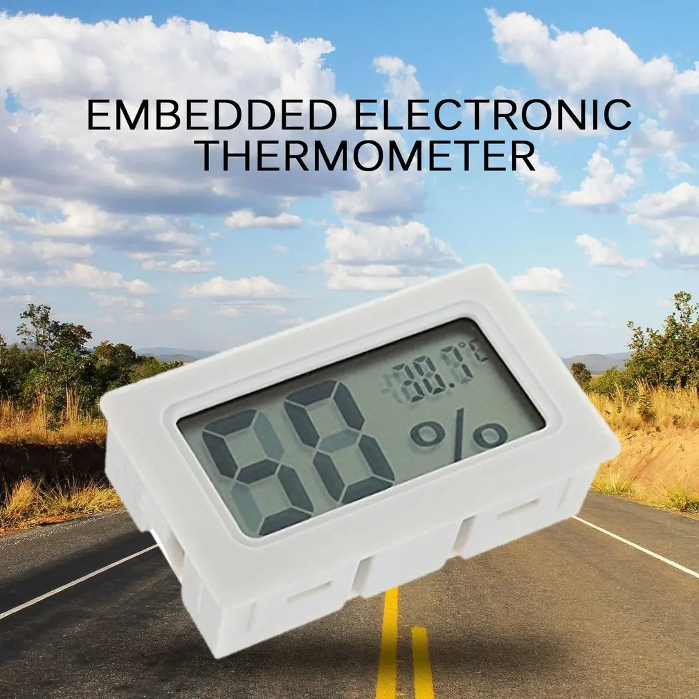 Электронный цифровой LCD гигрометр встроенный измеритель влажности тестер