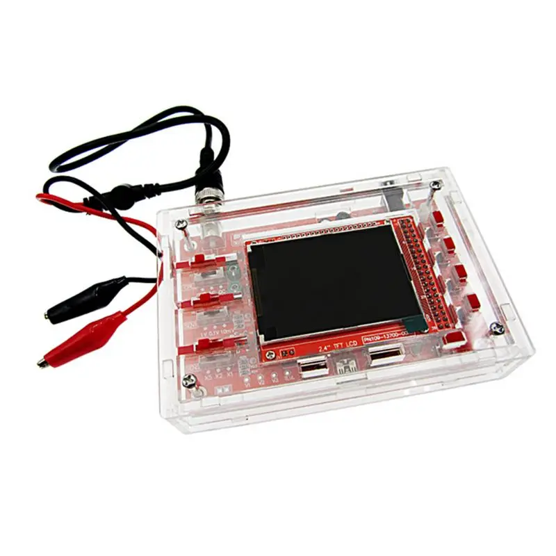 2," TFT карманный цифровой осциллограф Набор diy части ручной+ акриловый DIY чехол оболочка для DSO138