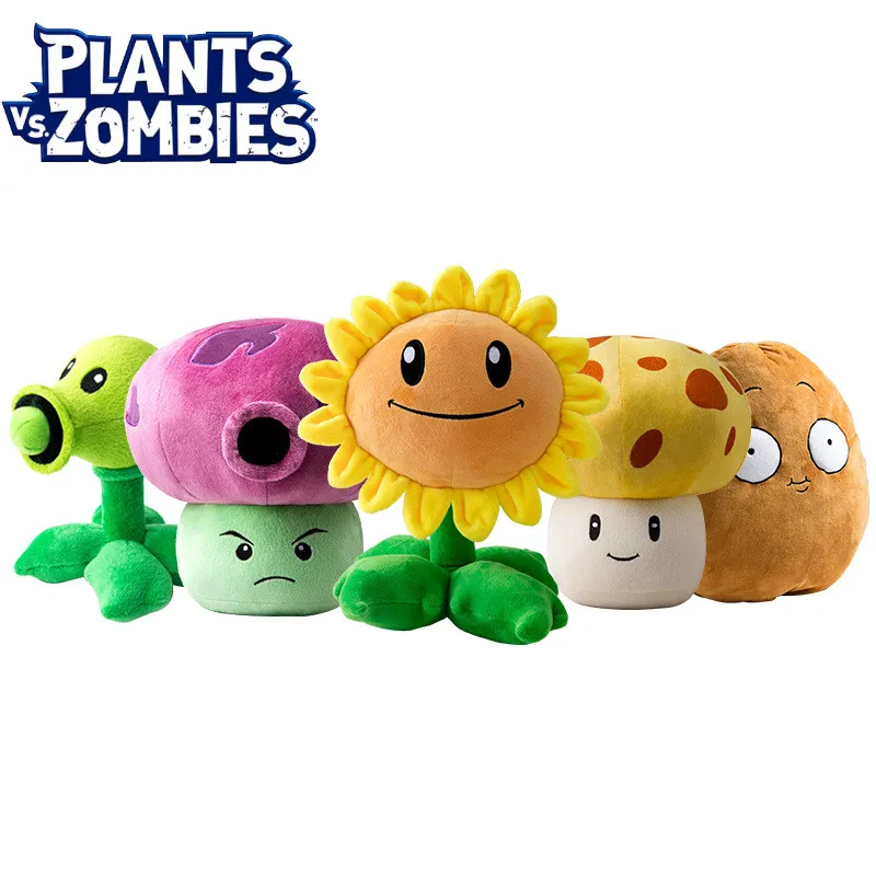 Растения против Зомби плюшевая игрушка 25 40 см кукла подушка для детей большая