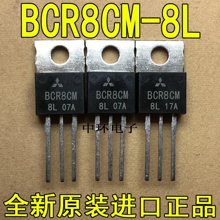 

10pcs/lot BCR8CM-8L TO-220 8A 400V
