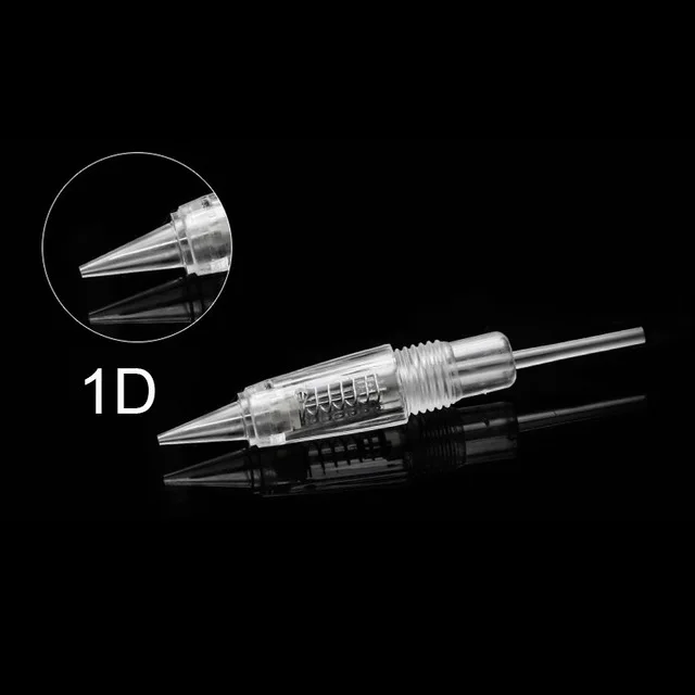 50pcs 1D 1 шт. дизайн цифровой Charmant 2 перманентные наборы для машинного макияжа для бровей губ роторный Швейцарский Microblading mts ручка набор - Цвет: 50pcs 1D