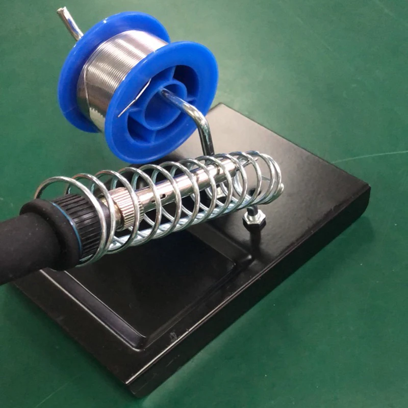 Подставка для электрического паяльника металлическая опорная станция небольшая