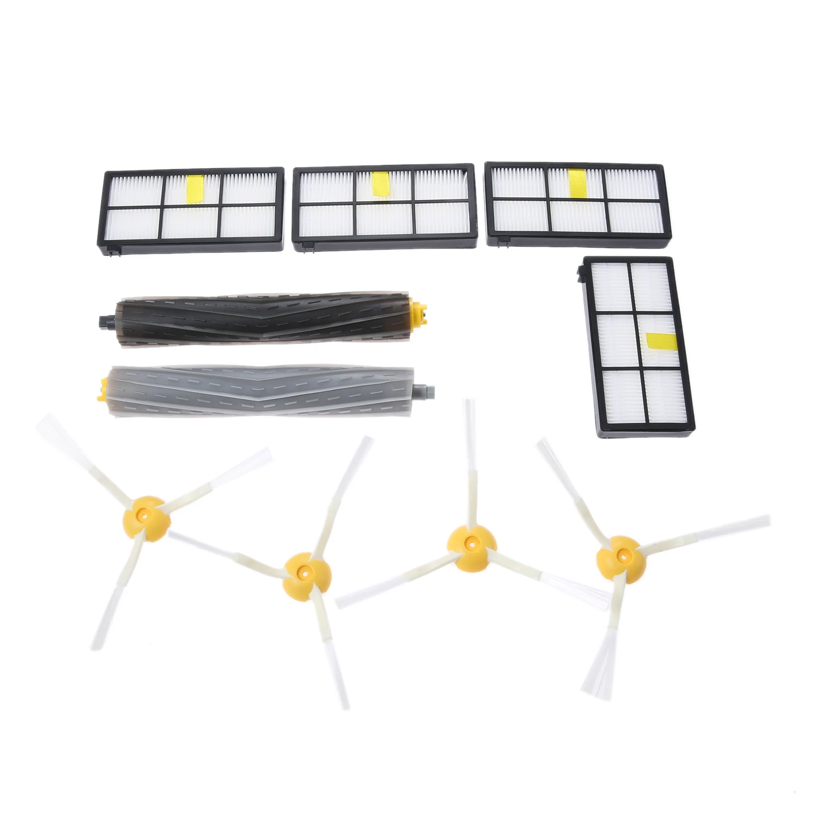 10pcs/set Replacement Part Maintenance Accessory fit for 800 900 805 860 866 870 871 880 885 980 Vacuum Clean Robot Brush Filter |