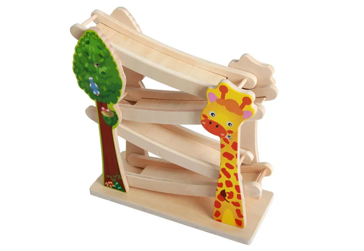Стиль Luge игрушечная машинка для детей 0-3 лет, Детская обучающая инерционная деревянная скорость hua xiang che