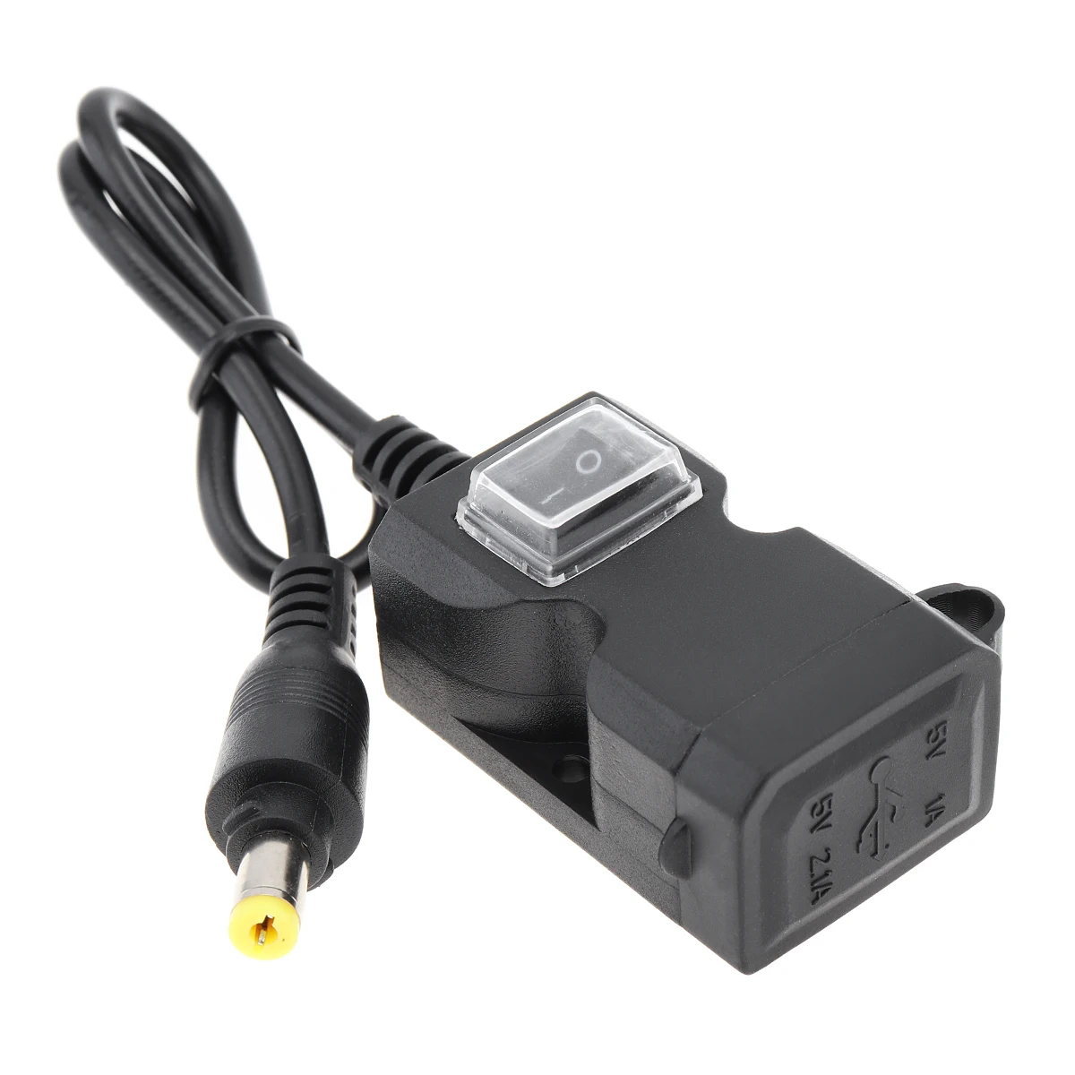 Двойной USB порт 12 В мотоцикл руль зарядное устройство 5 В 1A/2.1A зарядное устройство адаптер питания розетка для мобильного телефона