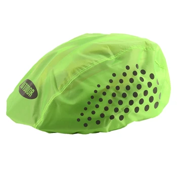 

Reflective Bike Helmet Cover High Visibility Waterproof Bicycle Helmet Rain Cover Mtb Road Bicycle Ride Gear