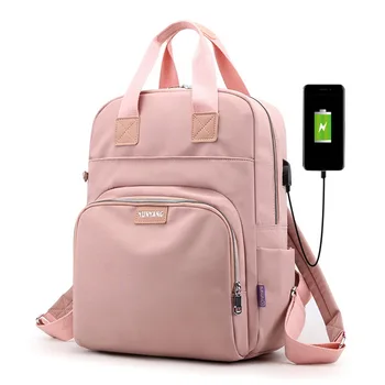 

Multifunction Women Backpack Girls Shoulder Bag High Quality Waterproof Laptop Backpacks Schoolbag For Teenager Girls Travel