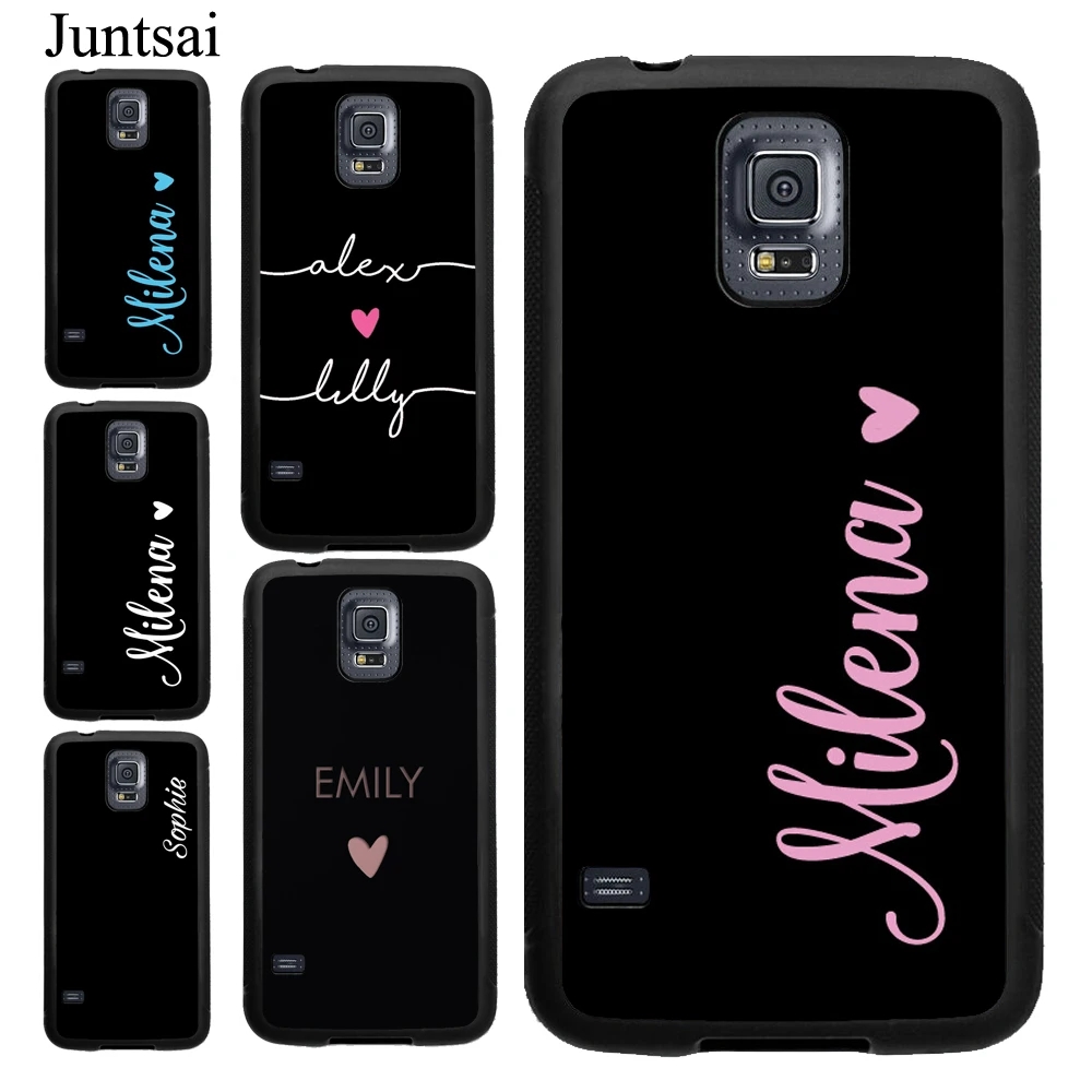 

Juntsai PERSONALISED HANDWRITTEN NAMES CUSTOM WEDDING Case For Samsung Galaxy S10 S8 S9 Plus S10e A50 A70 A10 A20 Note 10 9 8