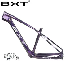 BXT 27.5er Полный углеродного волокна горный велосипед рамы BSA/PF30 каретка комплект 142*12 мм велосипедный вынос руля рамы для MTB