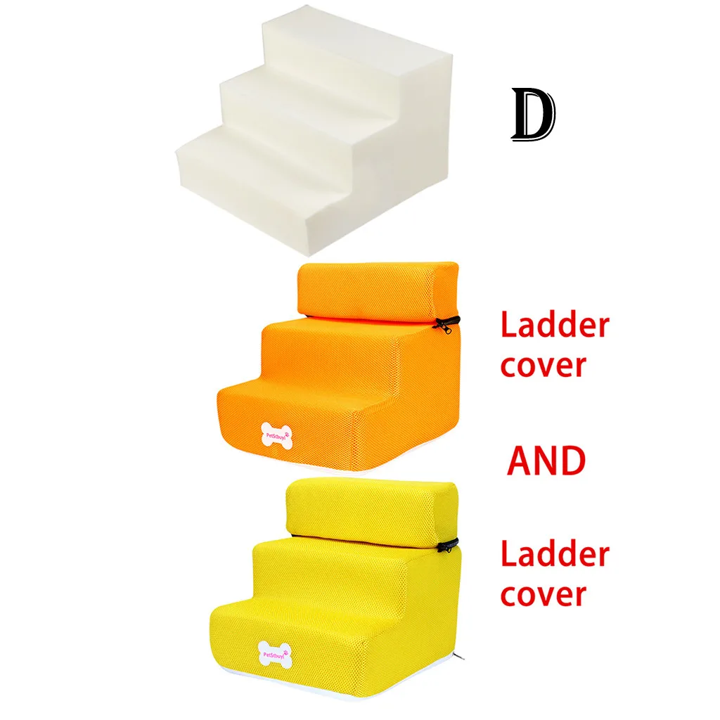 Новые 3 шага сетка Для домашних животных, нескользящая подошва из Лестницы и лестницей крышка Комбинации собака двери двeрь Для Кошки собака лес