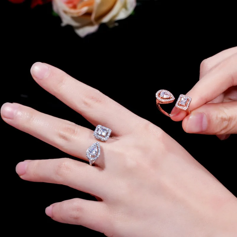 Женское Обручальное кольцо обручальное из розового золота/белого золота с