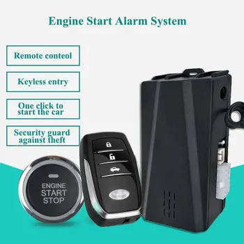 

Partol Smart Key PKE Car Alarm Passive Keyless Entry Car System Engine Start Stop Push Button Remote Starter Shock Sensor X5
