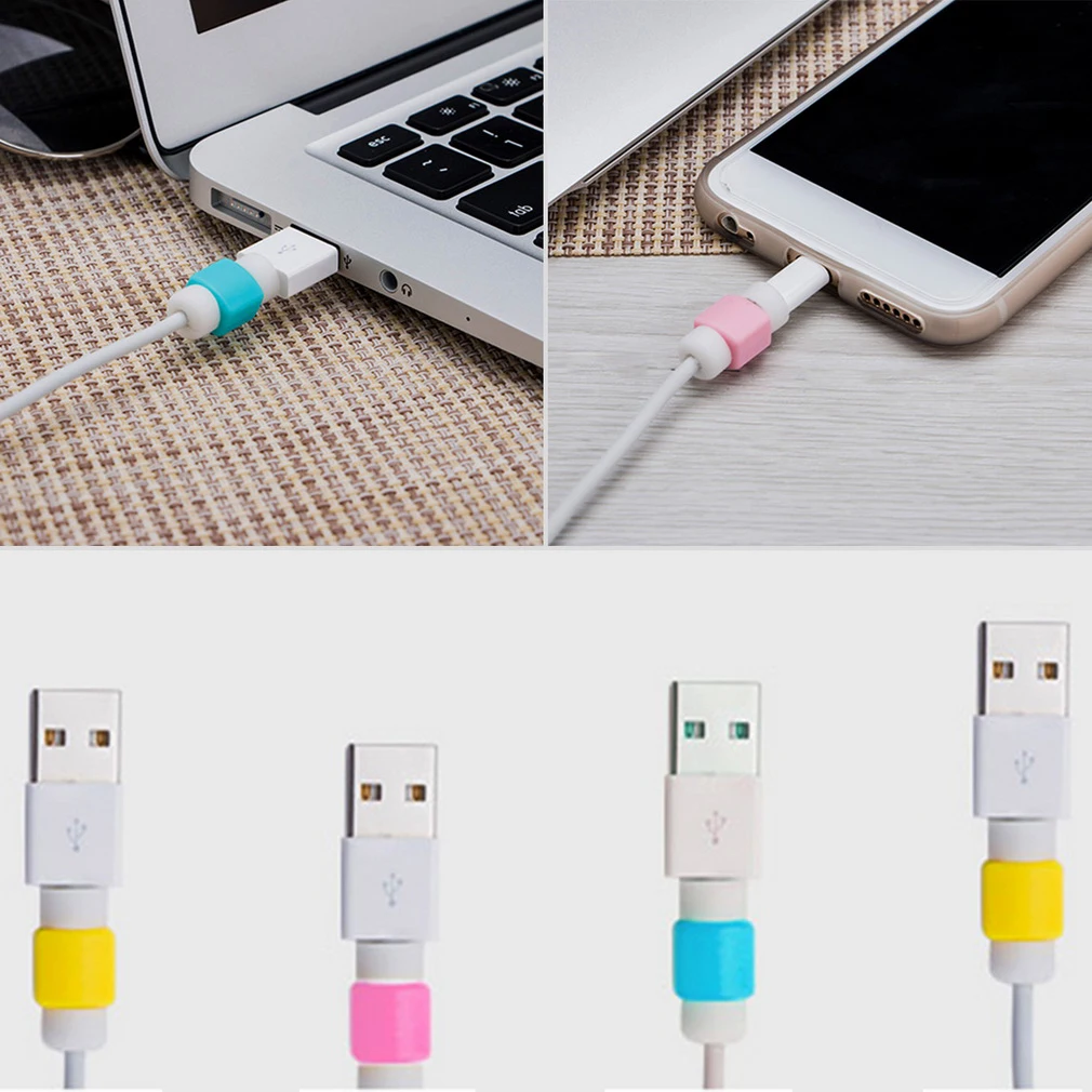 Hot Sell Pretty Useful 5 pieces Charging Wire Protect For font b Apple b font For