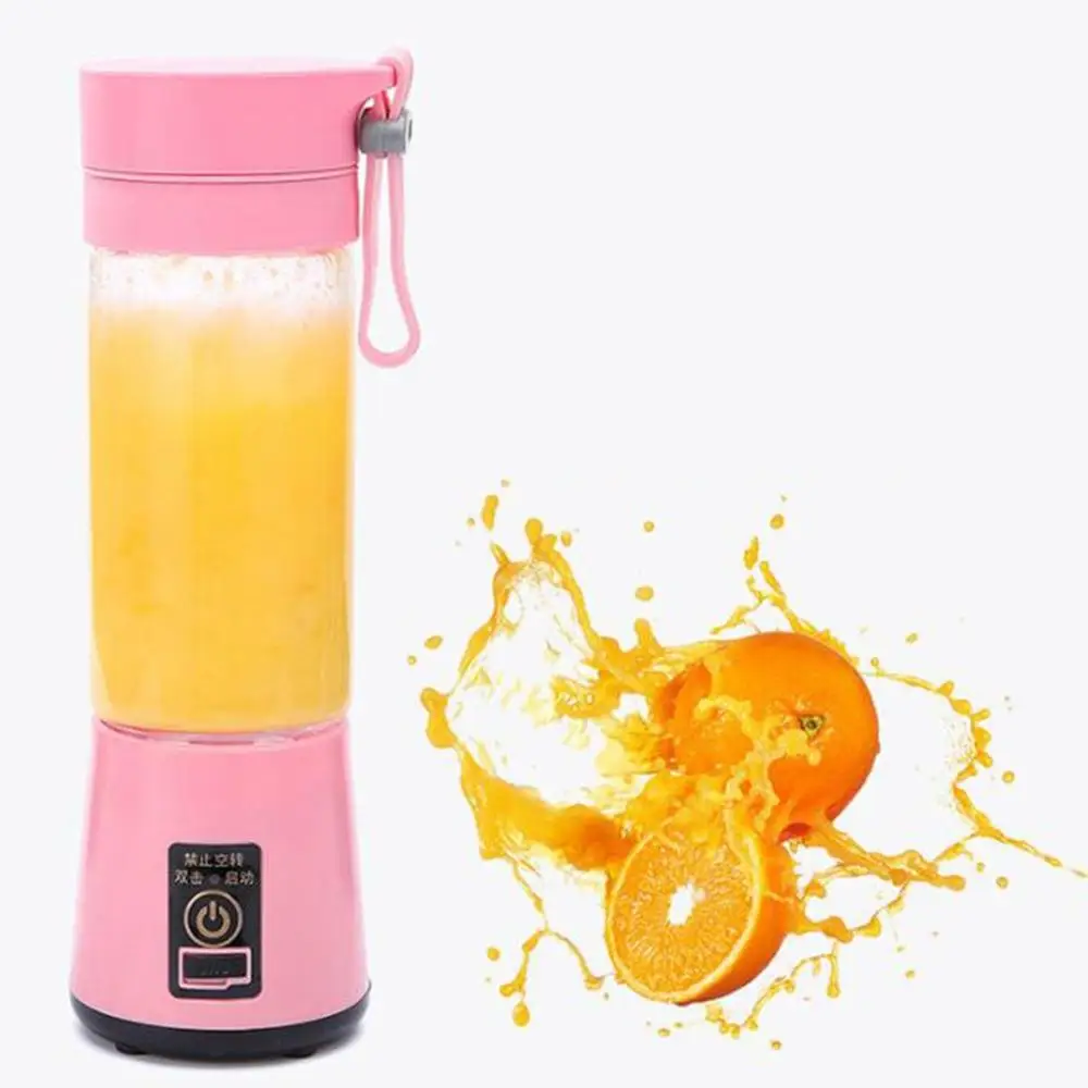 Portable USB Electric Fruit Juicer Handheld Vegetable Juice Maker Blender Rechargeable Mini Juice Making Cup With Charging Cable