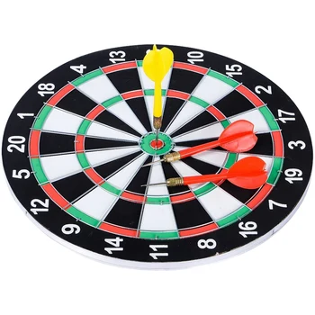 

1 Pc 12 Inch Dartboard Double Sided Hanging Dart Bulleye Target Game Board Target Dart