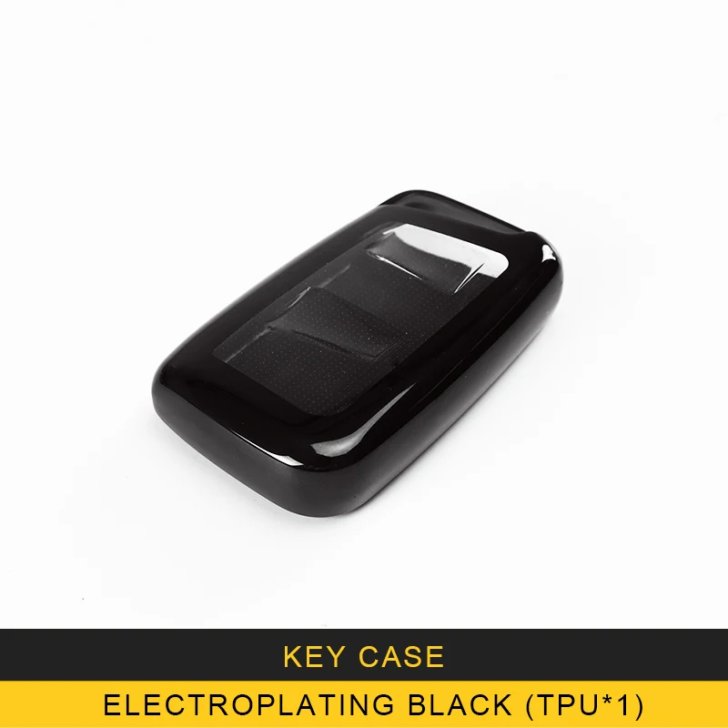 Electroplating-Black Для Volkswagen VW Tiguan MK2 Passat B8 Arteon Skoda Superb A7 автомобильный чехол для ключей из ТПУ, чехол для ключей, аксессуары - Название цвета: Electroplating-Black