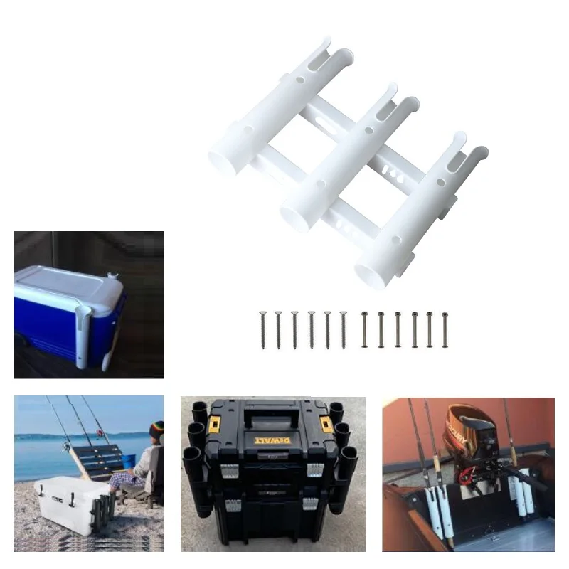 1 Piece Plastic Rod Pole Holder Fishing Boat Marine Yacht Hardware Fishing Pole Rod Holders For Boats