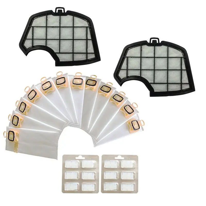 

Filter Dust Bags Scented Sheets Replace for Vorwerk Kobold VK140 VK150 Vacuum