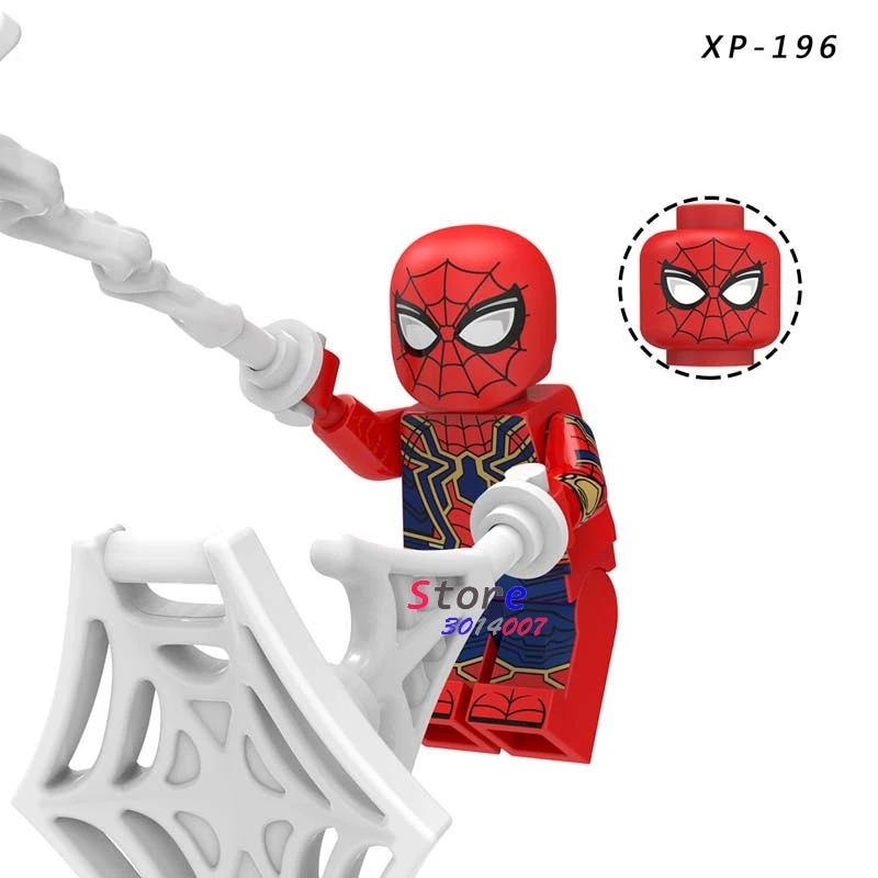 Один фильм Marvel Человек-паук Веном вдали от дома Mysterio Питер Паркер коллекция Человек-паук Строительные блоки детские игрушки - Цвет: XP196