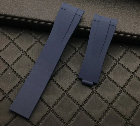 Blue strap 20 мм ремешок для часов резиновый силиконовый ремешок для часов комбинированная Пряжка подходит для ролевого ремня для Daytona Submariner DEEPSEA GMT OYSTERFLEX - Цвет ремешка: Blue strap