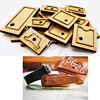 DIY leather craft adjustable length bracelet die cutting knife mold metal hollowed punch tool 25.5x2.3cm ► Photo 2/2