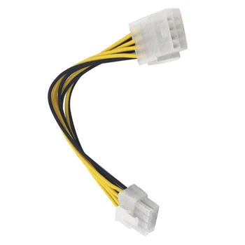 

8 pin 12V CPU EPS P4 Power Extension Cable 8pin 18cm Extend Cable Wire 18AWG Power Supply for Bitcoin Miner Mining Machine