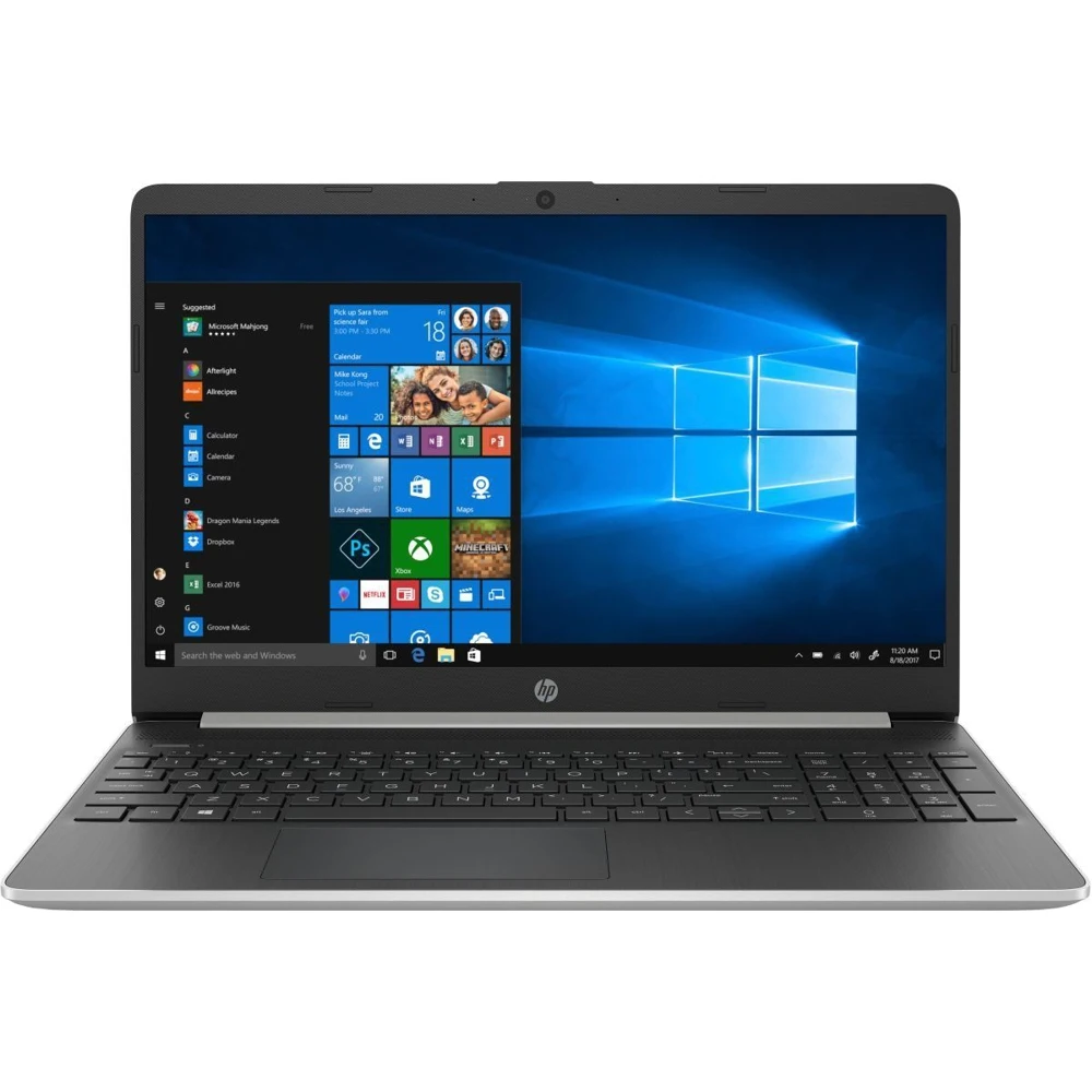 Ноутбук HP 15s-fq1001ur Intel Core i3 1005G1/4Gb/256Gb SSD/No ODD/15.6&quot FHD SVA/Intel UHD Graphics/Camera/WiFi/BT/DOS/Silver |