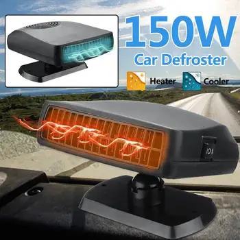 

Portable Auto Car Heaters Heating Defroster 12V/24V 150W Electric Fan Heaters Windshield AirCooler Fan Defroster Demister