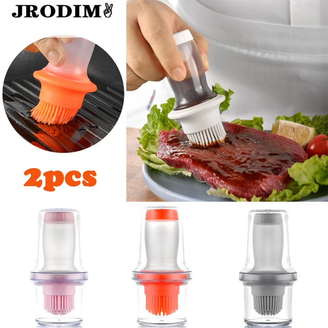Hordozható Olajkefe Palack Grill Szilikon Olajkefék Folyékony Olaj Tészta Kefék Konyha Bbq Sütőszerszámok Acces