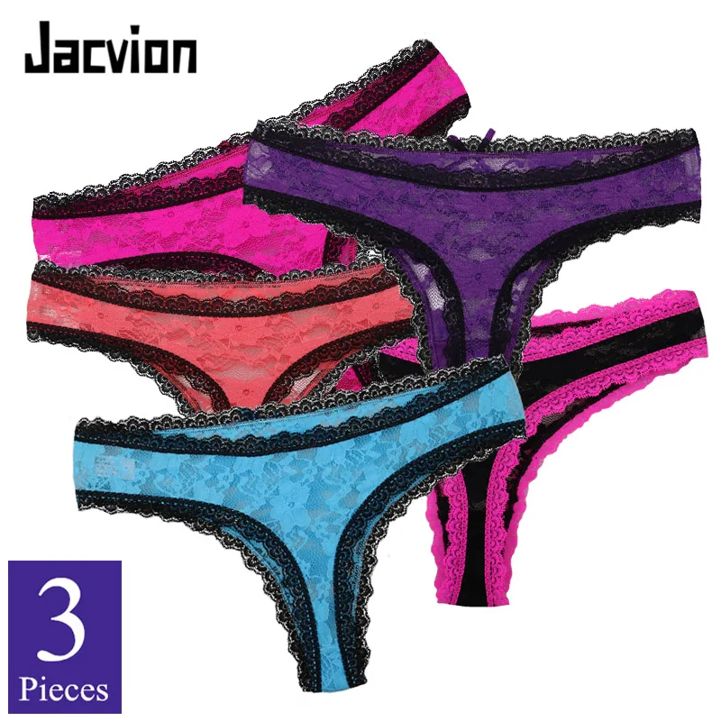 

Panties Women Sexy Lace Thongs Seamless Transparent Mesh Low Waist Female G-string Ladies Underwear T-back Briefs Lingerie
