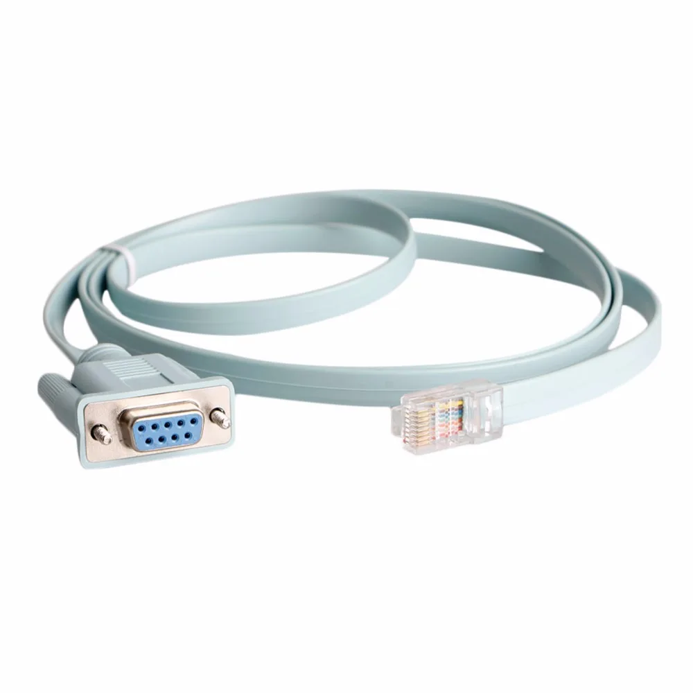 1 предмет RJ45 Cat5e CAT6 для RS232 DB9 консоли маршрутизатор кабель