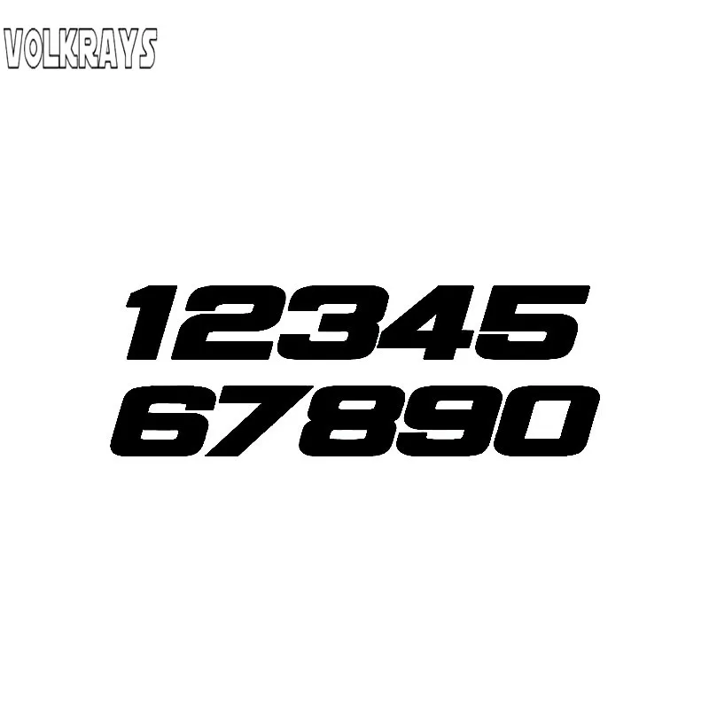 Volkrays модная Автомобильная наклейка Забавный номер телефона 1234567890 аксессуары для