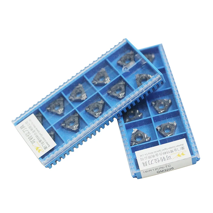 10 шт. высокое качество твердосплавный ЧПУ вставка жескач 16IR11. 5NPT-TC GM3225 16IR11W-TC GM3225 16IR12UN-TC GM3225 Токарные Пластины
