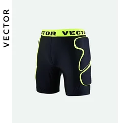 VECTOR Unisex Protective Sports Gear Padded Shorts - L (Hip protector)