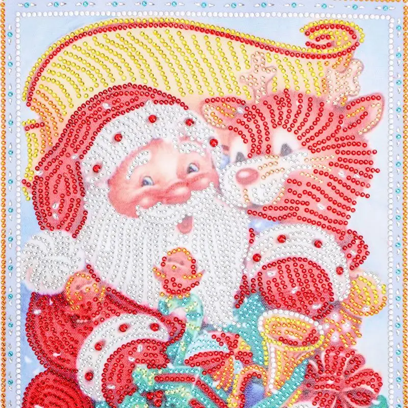 Santa Claus 5D Special Shaped Diamond Painting Q6PE