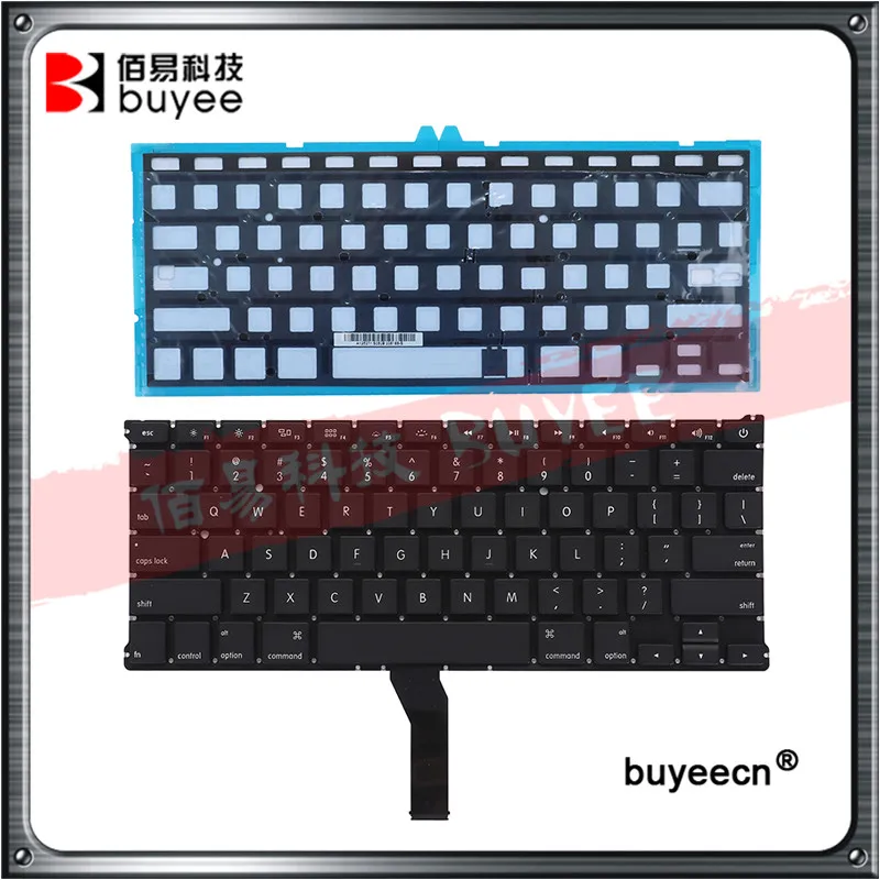 

New A1369 A1466 US Keyboard For Macbook Air 13'' A1369 A1466 Keyboards MD231 MD232 2011-2015 Backlight Replacement