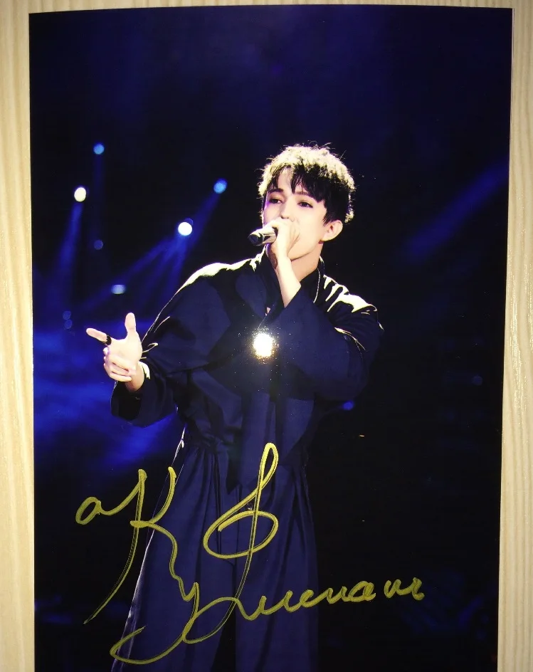 Dimash Kudaibergen с автографом, подписанное фото, 15X10 см, популярная музыка, китайский певец, художественная звезда