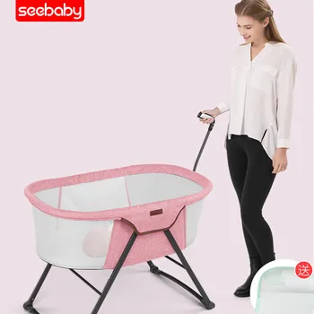 

4 in 1 baby shaker Portable crib multi-function newborn bed fonlding light travel bed child sleeping bedding