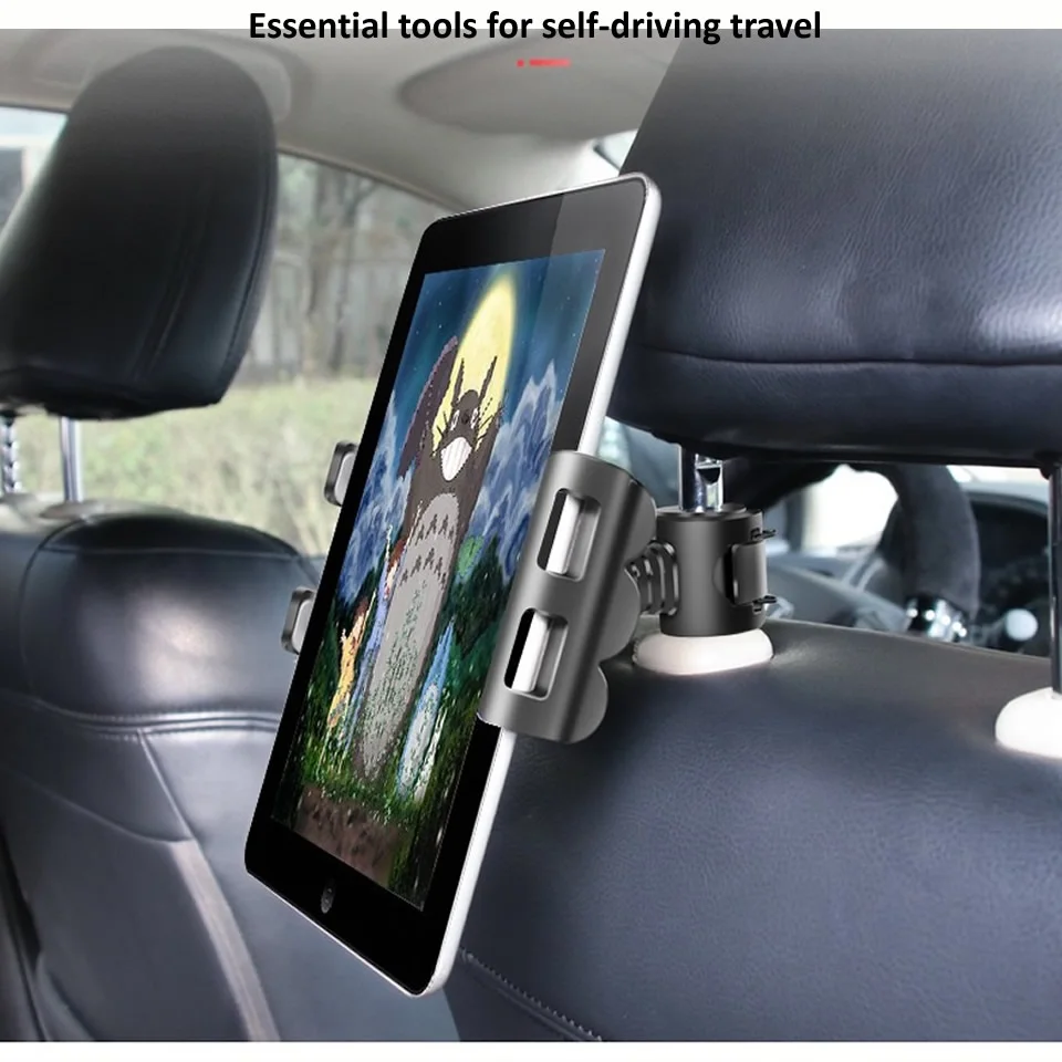 IPAD 태블릿 액세서리에 대 한 조정 가능한 자동차 태블릿 스탠드 홀더 4-11 인치 태블릿에 대 한 유니버설 태블릿 스탠드 자동차 좌석 다시 브래킷